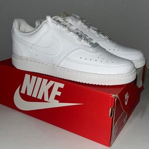 Women’s Nike court vision low white